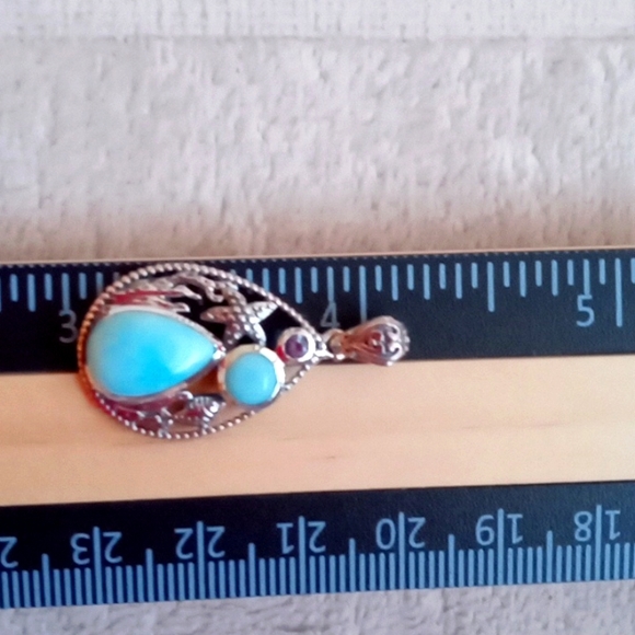 LARIMAR, CATALINA IOLITE SEALIFE PENDENT - Picture 7 of 8